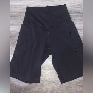 aerie extra pocket biker shorts